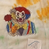 Clown - eine Rose für dich, Date? - Größe 18,9 x 19,5 cm