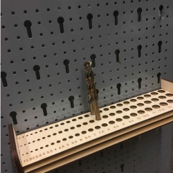 Bohrerhalter geeignet für Küpper Skadis Pegboard Lochwand