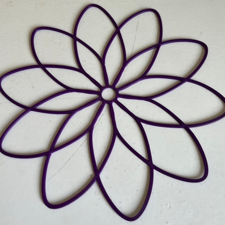 Dekorative Blume „Blütenzauber, Spitze/Runde Blütenform