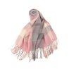 Damen-Herren-Baumwoll-Karo-Winterschal, 200x60 cm, neu