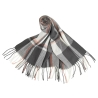 Damen-Herren-Baumwoll-Karo-Winterschal, 200x60 cm, neu