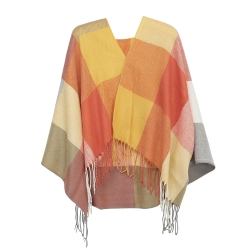 Damen-Herren-Baumwoll-Karo-Schal, 200x60 cm, neu