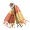 Damen-Herren-Baumwoll-Karo-Winterschal, 200x60 cm, neu