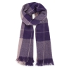 Damen-Herren-Baumwoll-Karo-Winterschal, 200x60 cm, neu