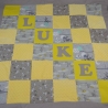 Krabbeldecke Luke, Patchwork, Kuscheldecke, Tagesdecke