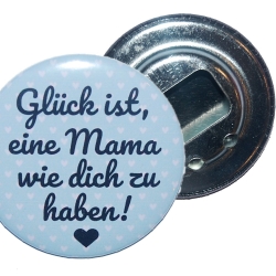 Flaschenöffner 59 mm Metall Spruch Mama Muttertag Geschenk