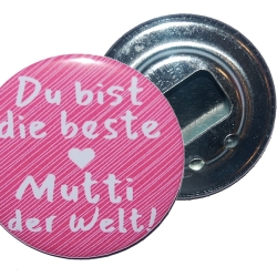 Flaschenöffner 59 mm Metall Spruch Mama Muttertag Geschenk