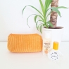 Mäppchen/Universaltasche aus Cord Orange - praktisch & vielseitig