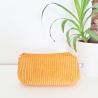 Mäppchen/Universaltasche aus Cord Orange - praktisch & vielseitig
