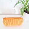 Mäppchen/Universaltasche aus Cord Orange - praktisch & vielseitig