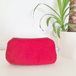 Mäppchen / Universaltasche aus Cord Rot - praktisch & vielseitig