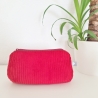 Mäppchen / Universaltasche aus Cord Rot - praktisch & vielseitig