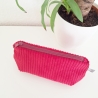 Mäppchen / Universaltasche aus Cord Rot - praktisch & vielseitig