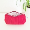 Mäppchen / Universaltasche aus Cord Rot - praktisch & vielseitig