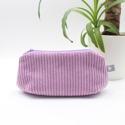 Mäppchen / Universaltasche aus Cord Lila - praktisch & Vielseitig