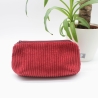 Mäppchen / Universaltasche aus Cord Rot - praktisch & vielseitig