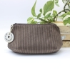 Mäppchen Universaltasche Cord Dunkelbraun Leo Unikat Handmade