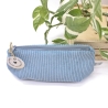 Mäppchen Universaltasche Cord Hellblau Unikat Handmade
