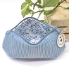 Mäppchen Universaltasche Cord Hellblau Unikat Handmade