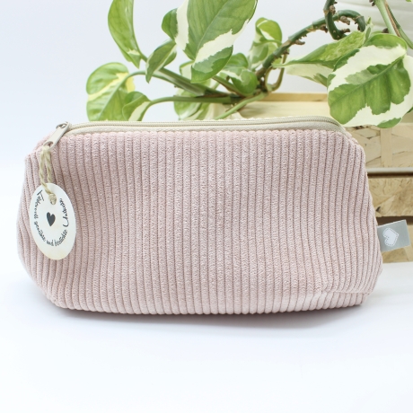 Mäppchen Universaltasche Cord Rose Unikat Handmade