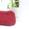 Mäppchen/Universaltasche aus Cord Rot - handgenähtes Unikat