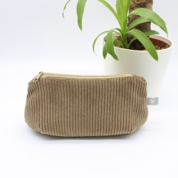 Mäppchen/Universaltasche aus Cord Hellbraun - handgenähtes Unikat