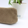 Mäppchen/Universaltasche aus Cord Hellbraun - handgenähtes Unikat