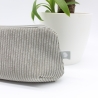 Mäppchen/Universaltasche aus Cord Hellgrau - handgenähtes Unikat