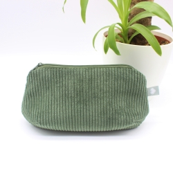 Mäppchen/Universaltasche aus Cord Khaki - handgenähtes Unikat