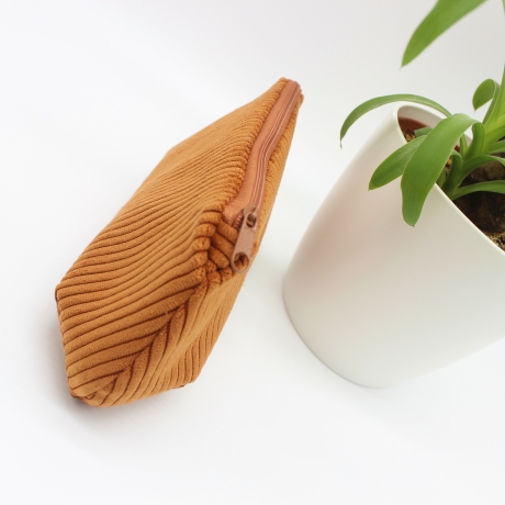 Mäppchen/Universaltasche aus Cord Rost - handgenähtes Unikat