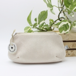 Mäppchen Universaltasche Cord Beige Unikat Handmade