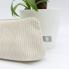 Mäppchen/Universaltasche aus Cord Hellbeige - handgenähtes Unikat