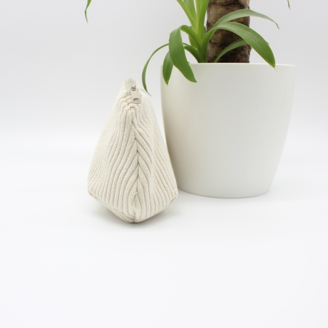 Mäppchen/Universaltasche aus Cord Hellbeige - handgenähtes Unikat