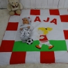 Krabbeldecke Maja, Patchwork, Kuscheldecke, Tagesdecke