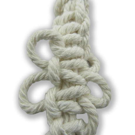 Boho Makramee Schlüsselanhänger Modell Leni