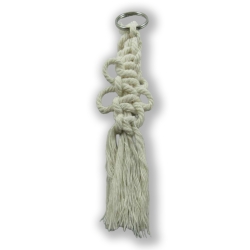 Boho Makramee Schlüsselanhänger Modell Leni