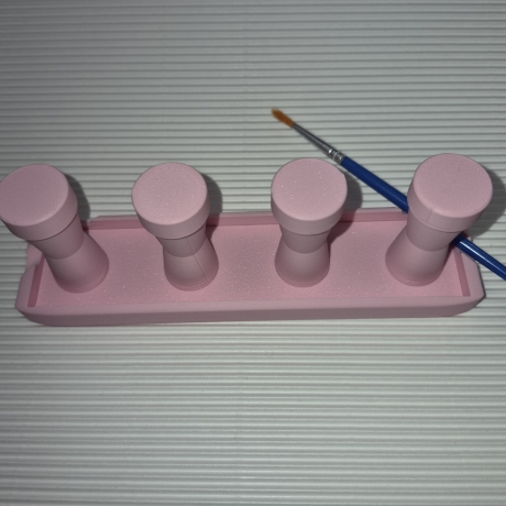 Mal- und Modellierhilfe – Basisplatte mit 4 Stempeln