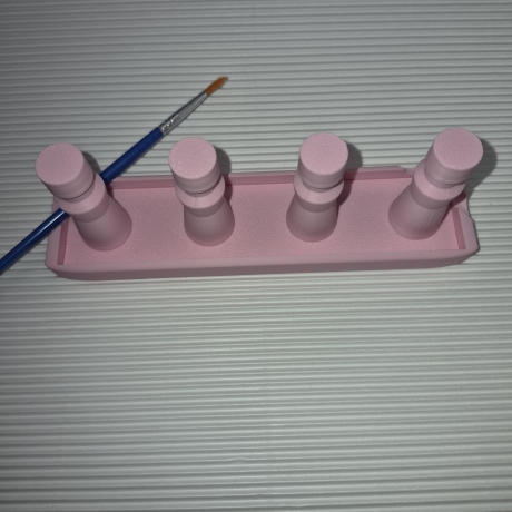 Mal- und Modellierhilfe – Basisplatte mit 4 Stempeln