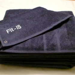 Handtuch für Sport und Fitness - Marineblau