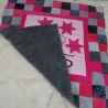 Krabbeldecke Maus, Patchworkdecke, Kuscheldecke, Tagesdecke
