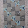 Krabbeldecke Meer, Patchwork, Kuscheldecke, Tagesdecke