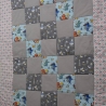 Krabbeldecke Meer, Patchwork, Kuscheldecke, Tagesdecke