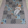 Krabbeldecke Meer, Patchwork, Kuscheldecke, Tagesdecke