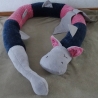 Krabbeldecke, Kuscheldecke, Bettschlange, Puckschnecke-Set