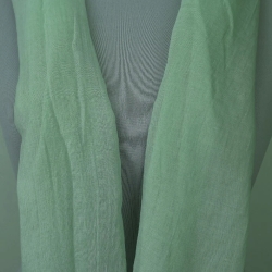 Sommer-Seidenschal 150 g leicht, mint, 180 x 95 cm, neu