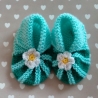 Gestrickte Babyschuhe 