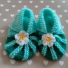 Gestrickte Babyschuhe 
