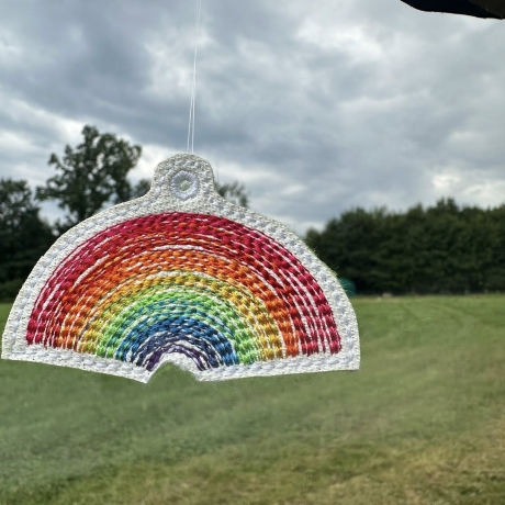 ITH  - 2  verschiedene Regenbogen Anhänger 