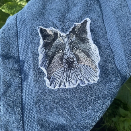 Border Collie - 12.68 x 13.84 cm