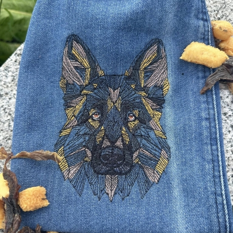 DSH - Deutscher Schäferhund - 13.14 x 18.98 cm